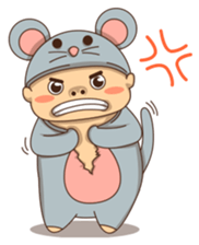 Mouse boy sticker #6886150