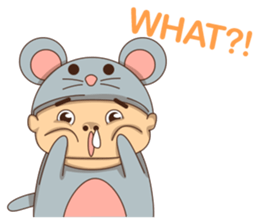 Mouse boy sticker #6886153