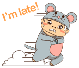 Mouse boy sticker #6886154