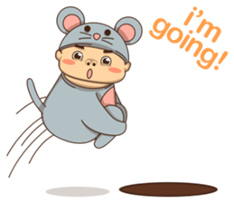Mouse boy sticker #6886155