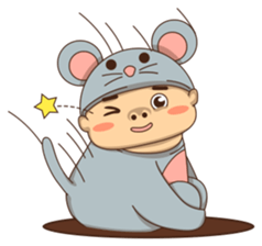 Mouse boy sticker #6886156