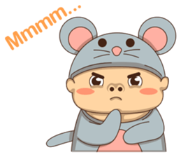 Mouse boy sticker #6886163