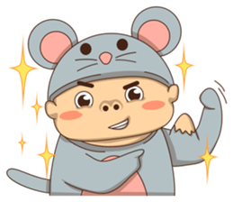 Mouse boy sticker #6886166