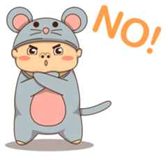 Mouse boy sticker #6886167