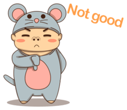 Mouse boy sticker #6886170