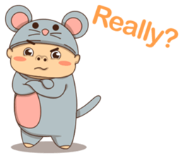 Mouse boy sticker #6886172
