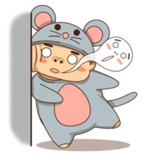 Mouse boy sticker #6886173