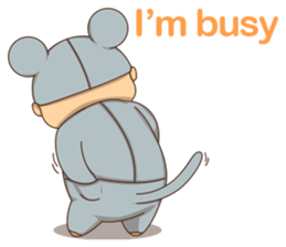 Mouse boy sticker #6886176