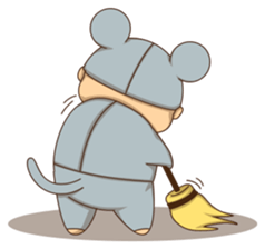 Mouse boy sticker #6886178