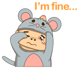 Mouse boy sticker #6886182