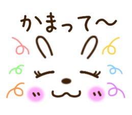 kaomoji rabbit sticker sticker #6886243