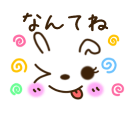 kaomoji rabbit sticker sticker #6886245