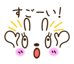 kaomoji rabbit sticker sticker #6886246