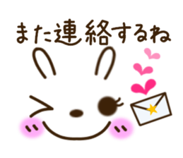 kaomoji rabbit sticker sticker #6886262