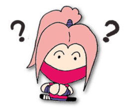 White ninja "ninnosuke"2 sticker #6886282