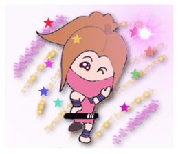 White ninja "ninnosuke"2 sticker #6886299