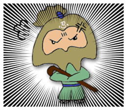 White ninja "ninnosuke"2 sticker #6886303