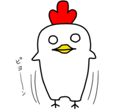 Mouth is bad, good chicken sticker #6887613