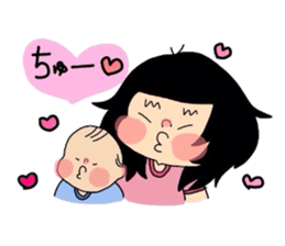 kae-chan and key-kun sticker #6887697