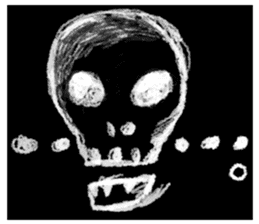 skeleton Skull Sticker sticker #6888111