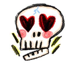 skeleton Skull Sticker sticker #6888117