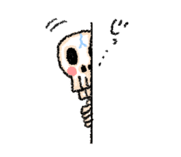 skeleton Skull Sticker sticker #6888134