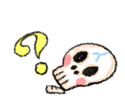 skeleton Skull Sticker sticker #6888136