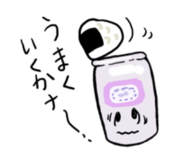 Usable stylish bottle sticker #6888523