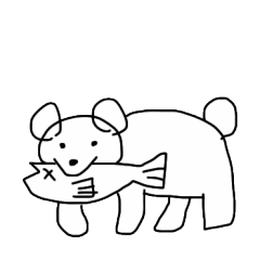 bear and salmon's happy life