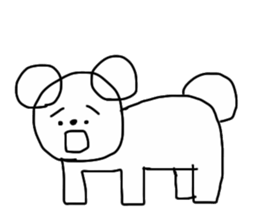 bear and salmon's happy life sticker #6890012