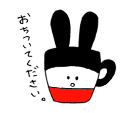 USAGI Pajamacy -How are you?- sticker #6890276