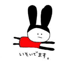 USAGI Pajamacy -How are you?- sticker #6890278