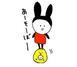 USAGI Pajamacy -How are you?- sticker #6890294