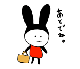 USAGI Pajamacy -How are you?- sticker #6890295