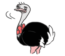 Ostrich Honpo sticker #6890813