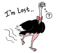 Ostrich Honpo sticker #6890817