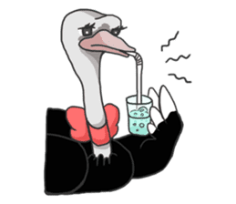 Ostrich Honpo sticker #6890820