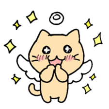 Angel cat & Devil cat sticker #6890950