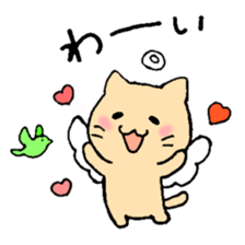 Angel cat & Devil cat sticker #6890952