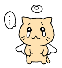 Angel cat & Devil cat sticker #6890953