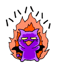 Angel cat & Devil cat sticker #6890968