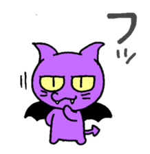 Angel cat & Devil cat sticker #6890974