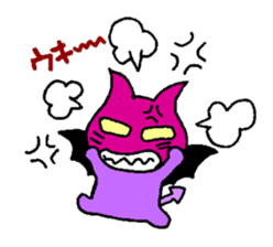 Angel cat & Devil cat sticker #6890977