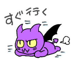 Angel cat & Devil cat sticker #6890978