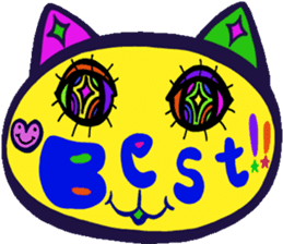 Pop and cute cats sticker #6891747