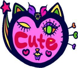Pop and cute cats sticker #6891752