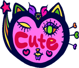 Pop and cute cats sticker #6891752