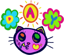 Pop and cute cats sticker #6891754