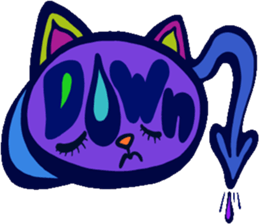 Pop and cute cats sticker #6891755