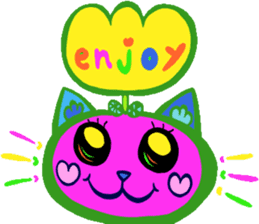 Pop and cute cats sticker #6891757